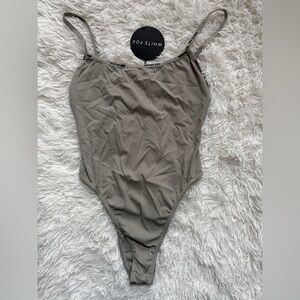 White Fox Body Suit Sz small One Piece
